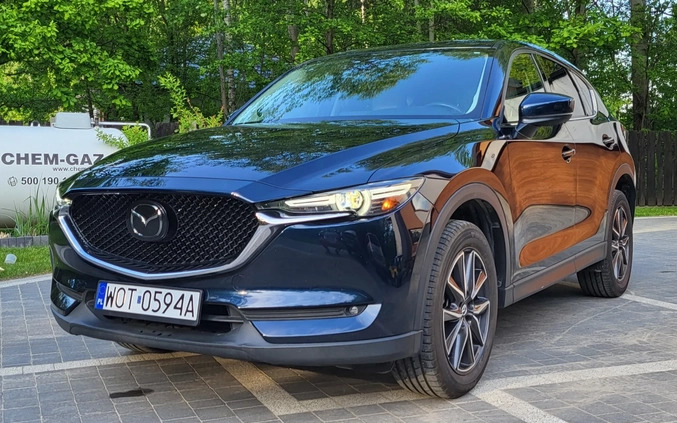 Mazda CX-5 cena 99500 przebieg: 74100, rok produkcji 2018 z Karczew małe 781